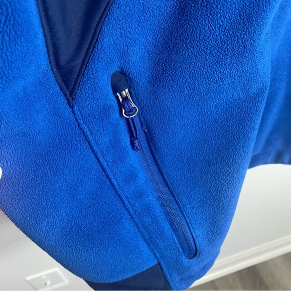 Columbia Fleece Jacket Omnishield Blue Full Zip - Picture 3 of 9